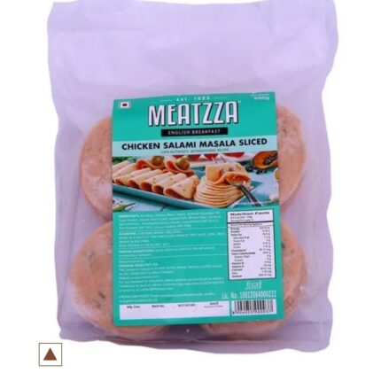 Meatzza masala salami sliced