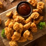 Pyramid fried chicken popcorn