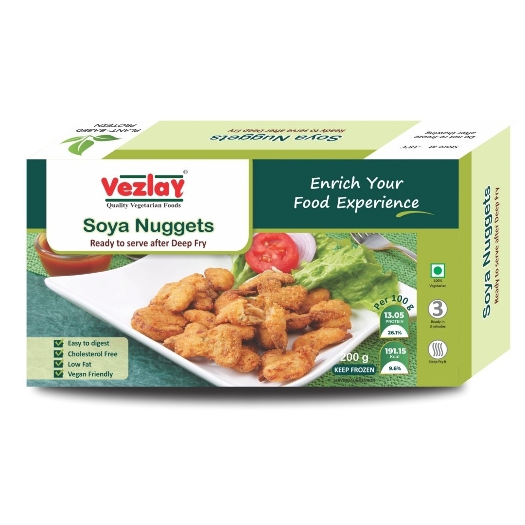 Vezlay soya nuggets 200gm - Basket of Frozen