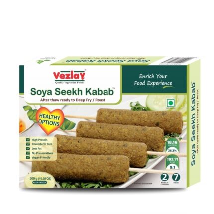 Vezlay soya seekh kebab