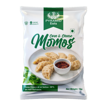pyramid Corn Cheese Momos 1kg